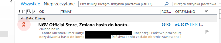 Podpis NGV